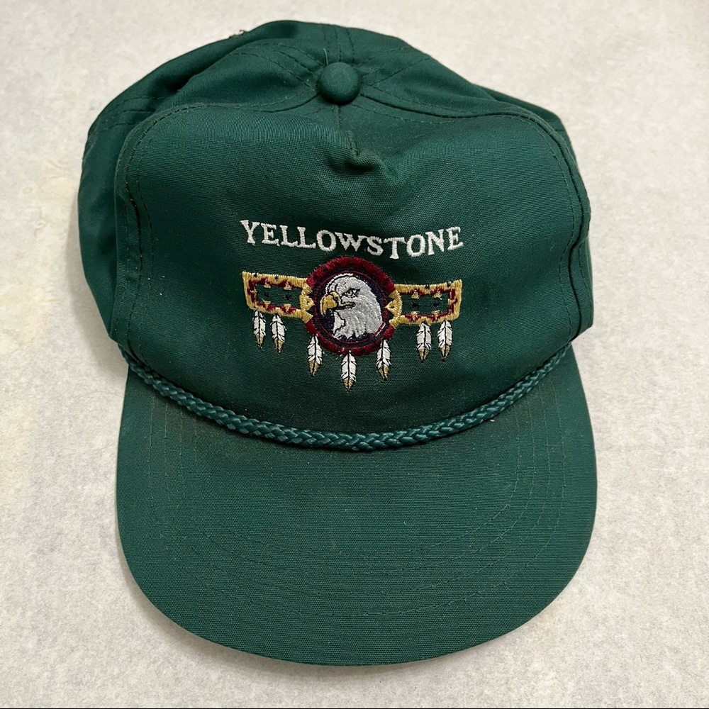 Vintage Yellowstone rope braid dad hat